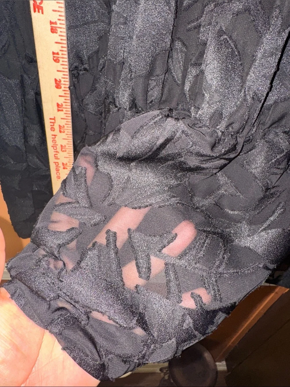 Michael Kors Black Tiered Midi Skirt with Jacquard Pattern